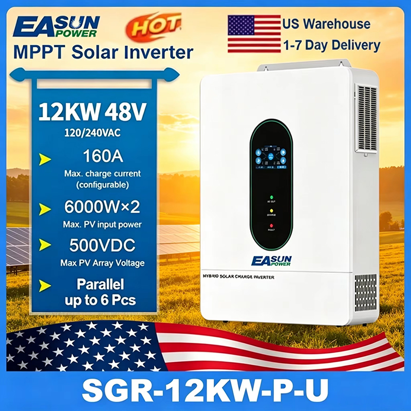 Grid Tie Inverter Limiter 2000W - Inversor solar híbrido EASUN POWER 120V/110V