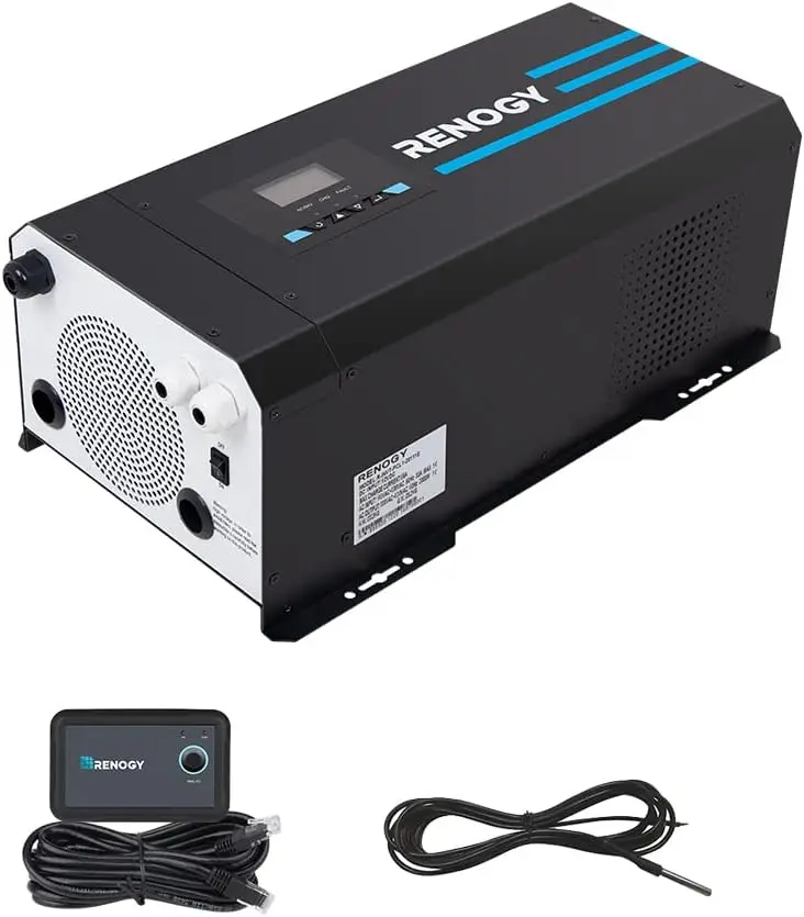 Rv Pure Sine Inverter Charger 3000W 12V - Renogy, inversor y cargador de onda