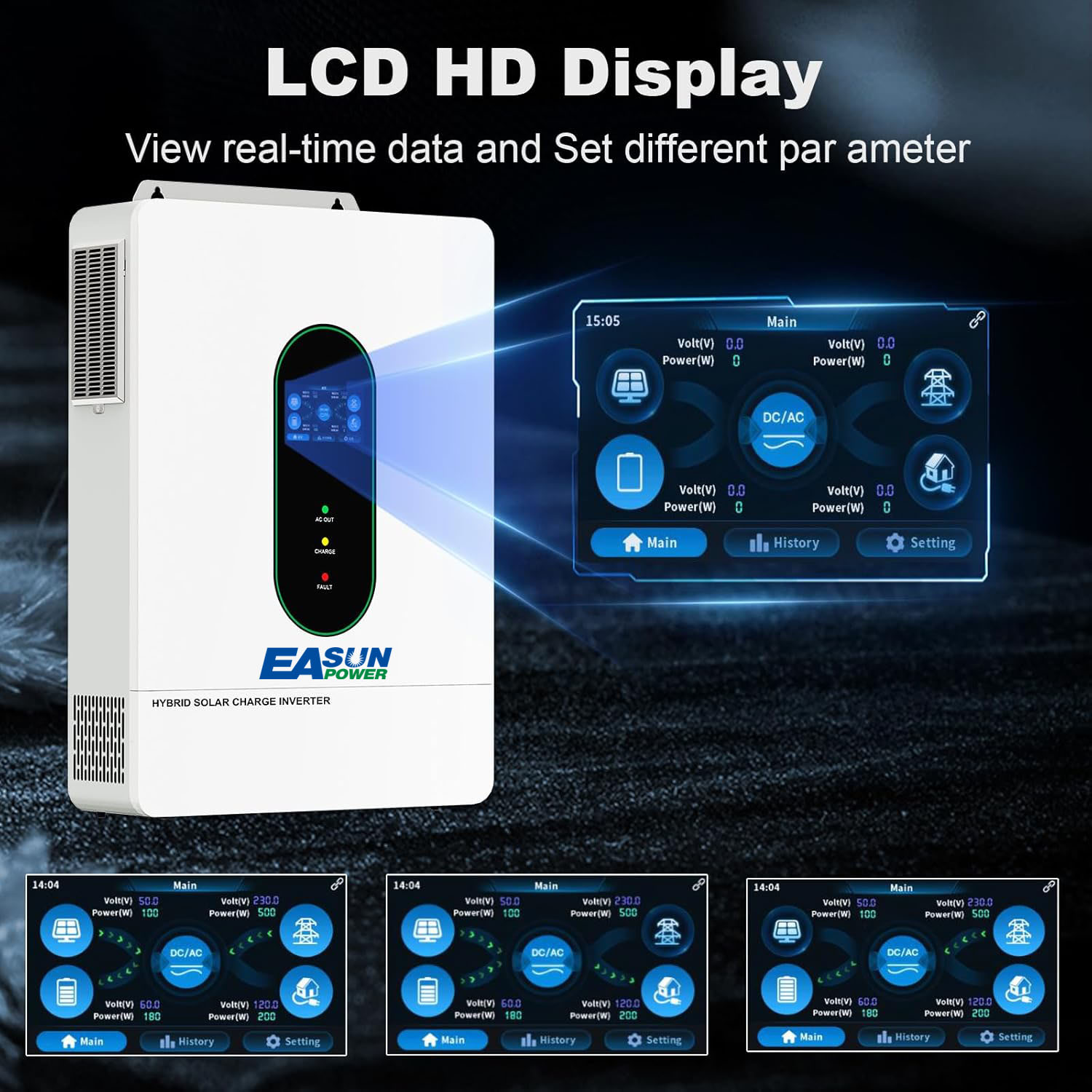 Inversor de Fase Dividida EASU - Grid Tie Inverter Limiter 2000W reseña y precio