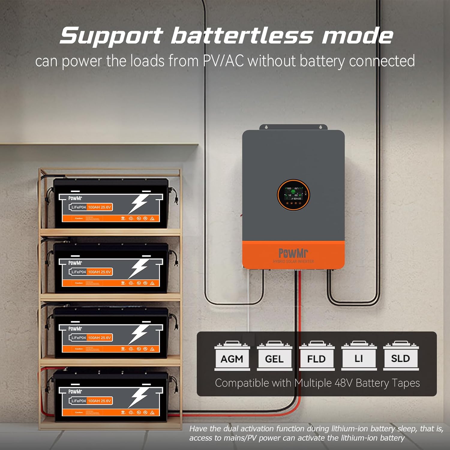Inversor Solar Híbrido de Fase - Split Phase Inverter 10Kw 110V 220V reseña y precio