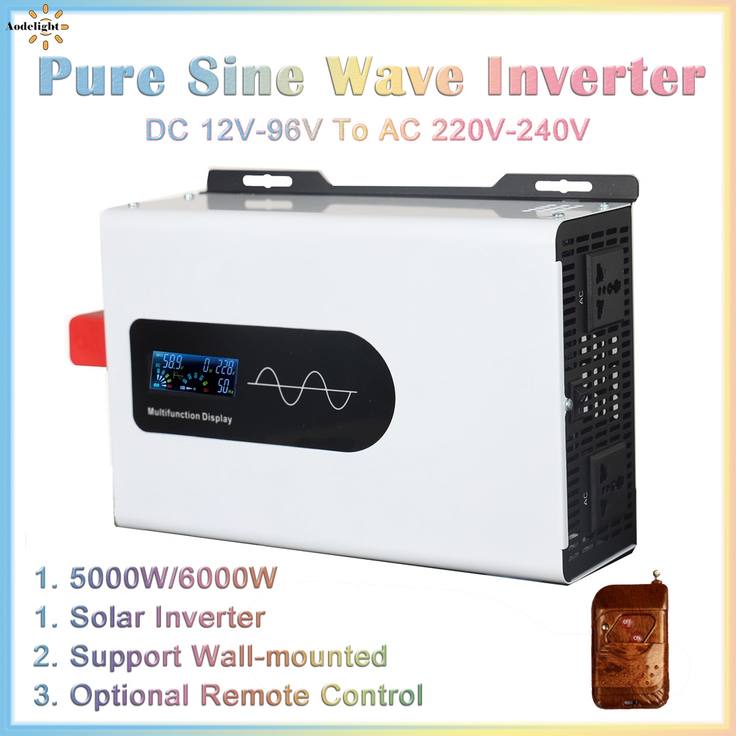 Inversor de onda sinusoidal pu - Pure Sine Wave Inverter 5000W 48V 220V reseña y precio