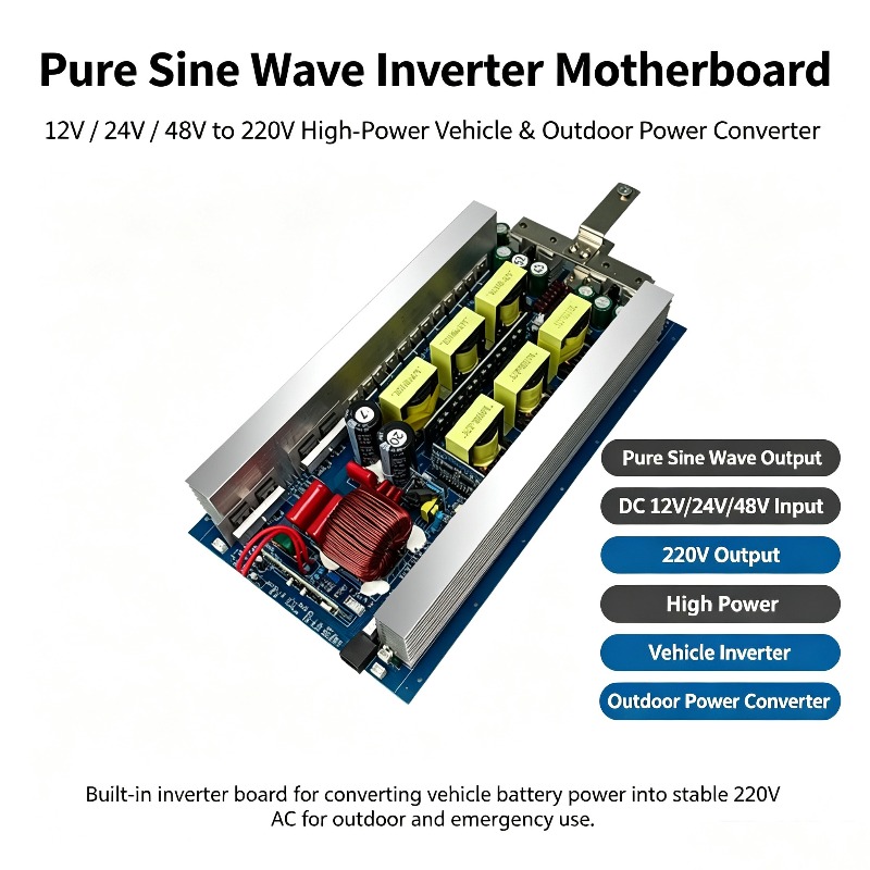Placa principal de inversor de - Pure Sine Wave Inverter Board 24V 48V reseña y precio